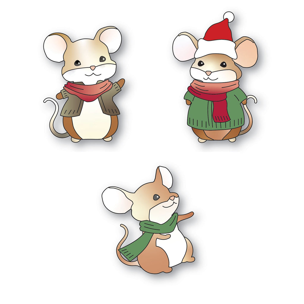 Memory Box Village, Buster and Happy Mice Die Bundle