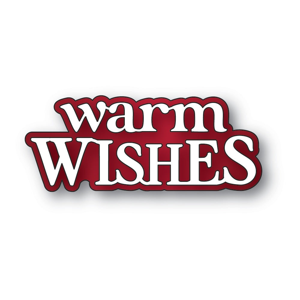 Memory Box Warm Wishes Timeless Script Dies 95003