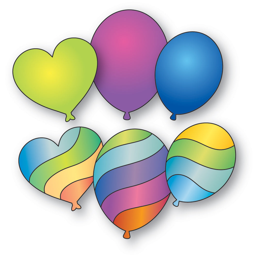 Memory Box Wavy Balloons Dies 94952