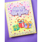 Memory Box Wavy Balloons Dies 94952 confetti