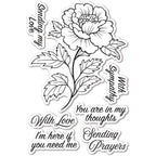 Memory Box With Sympathy Clear Stamps cl5291
