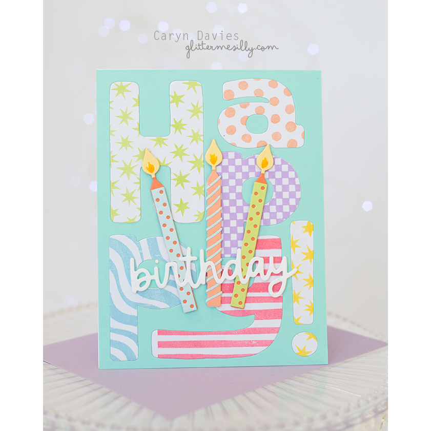Memory Box Wrapper Candles Dies 94853 candles | color-code:ALT01