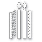Memory Box Wrapper Candles Dies 94853 line art