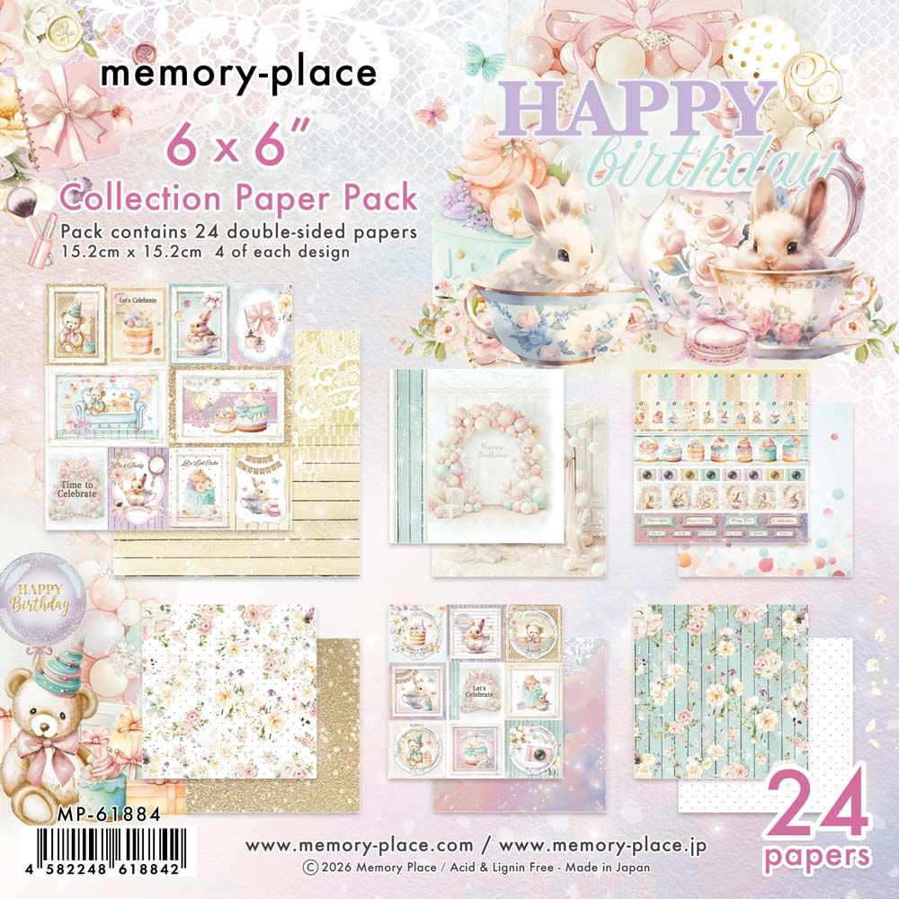 Memory Place Happy Birthday 6 x 6 Collection Pack mp-61884