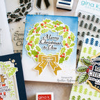 Merry Christmas to You Holly-Day Wreath Christmas Card Inspiration