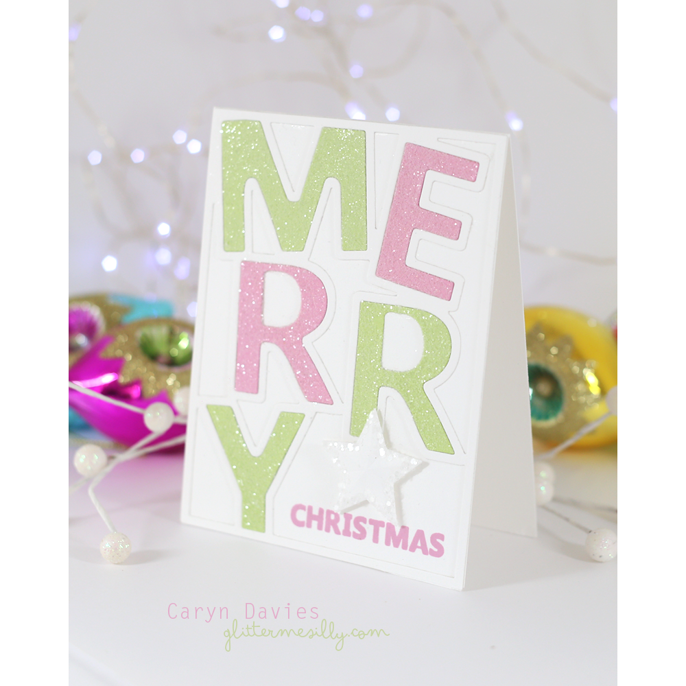 Simon Says Stamps and Dies Merry Cover set1096mc And Everything Nice Christmas Card