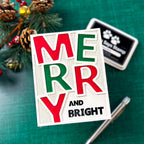 Simon Says Stamp Merry Cover Die Plate 1437mdc And Everything Nice Christmas Card