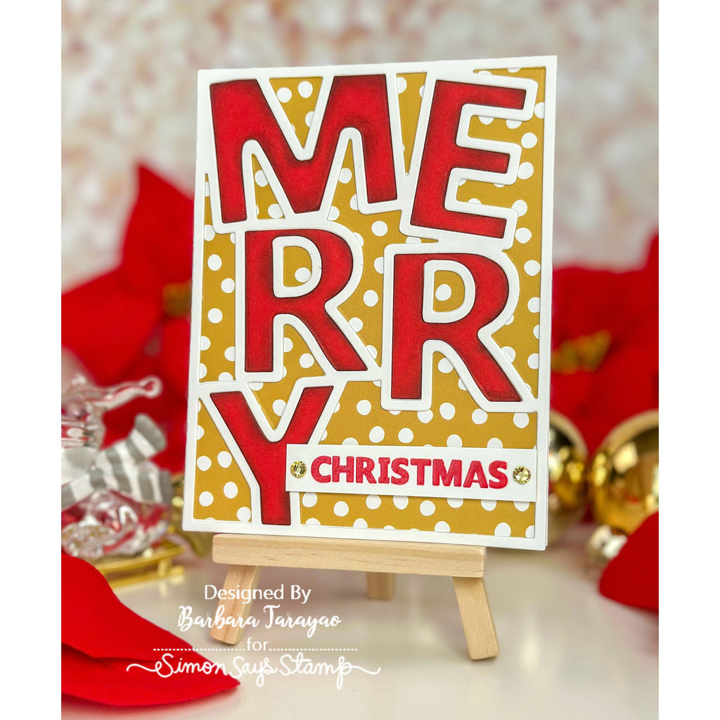 Simon Says Clear Stamps Merry 1297msc And Everything Nice Christmas Card | color-code:ALT03