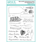 Gina K Designs Message in a Bottle Clear Stamps mm134