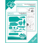 Gina K Designs Message in a Bottle Clear Stamps and Dies Bundle mmdie0426