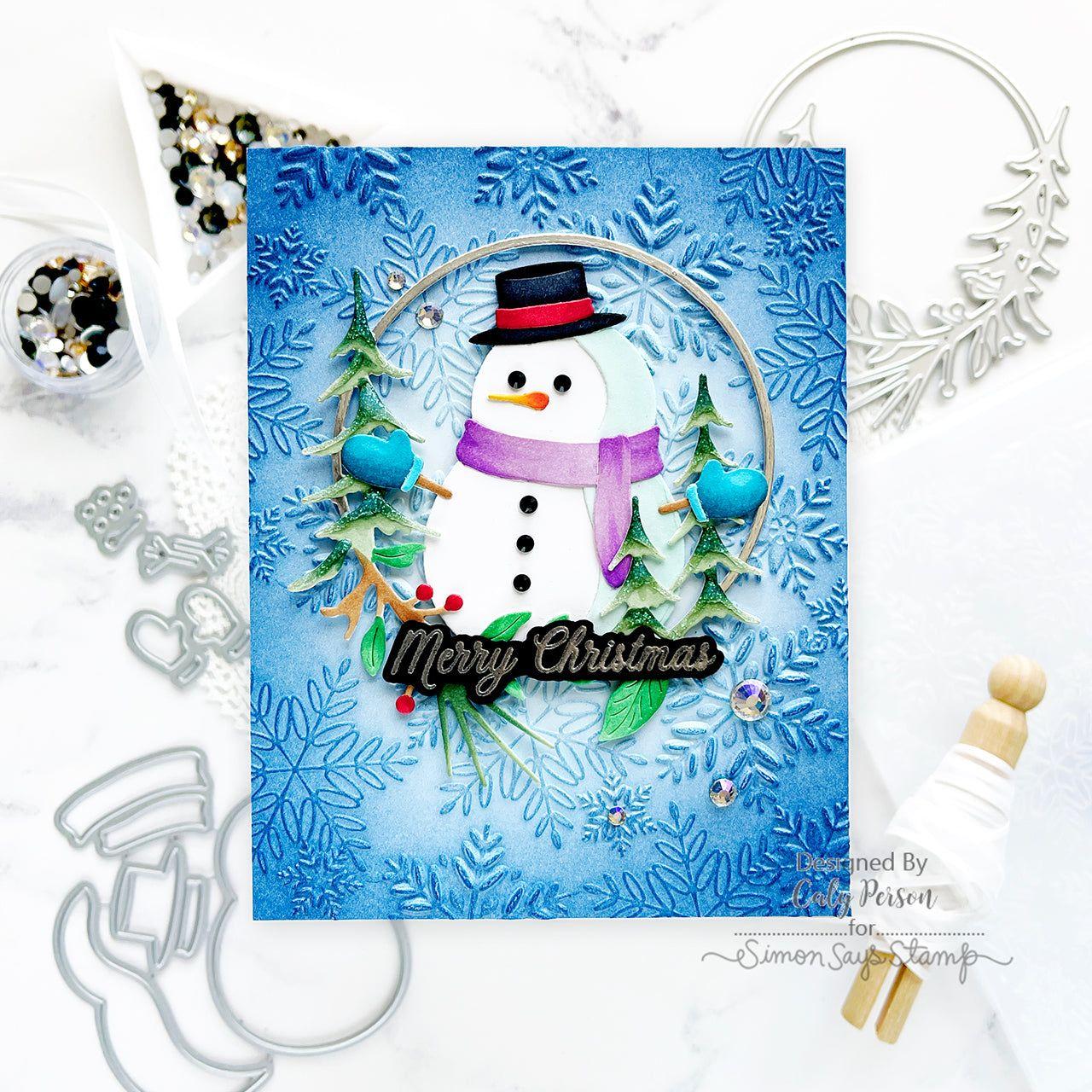Simon Says Stamp Pawsitively Dazzling Gems Metallic Tones se114 Festive Fun Christmas Card | color-code:ALT01