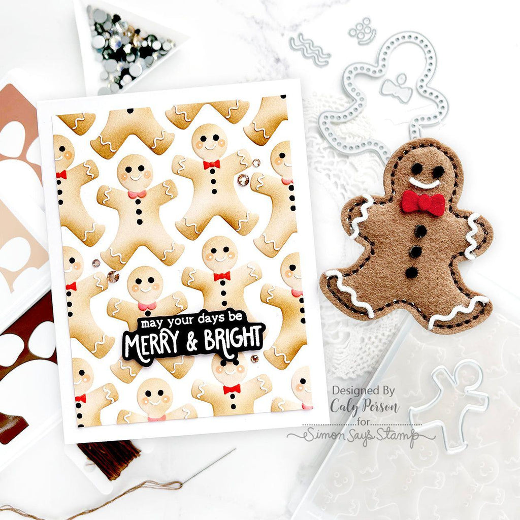 Simon Says Stamp Pawsitively Dazzling Gems Metallic Tones se114 Festive Fun Christmas Card and Ornament | color-code:ALT02