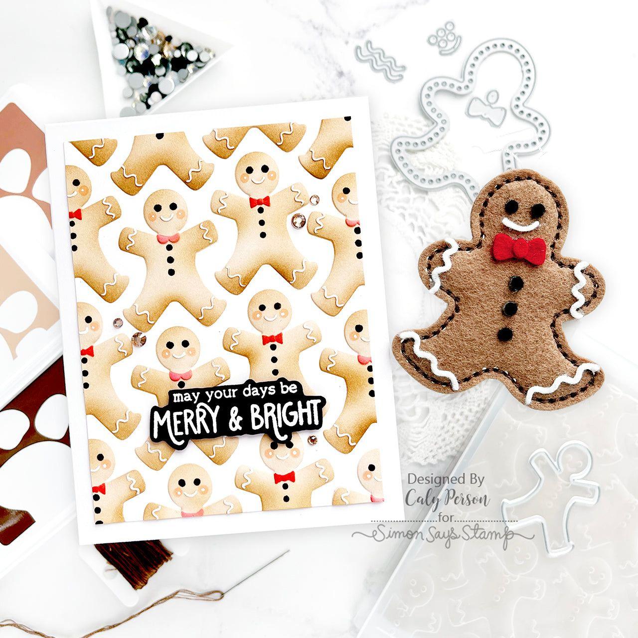 Simon Says Stamp Pawsitively Dazzling Gems Metallic Tones se114 Festive Fun Christmas Card and Ornament | color-code:ALT02