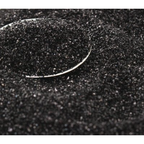 Meyer Imports Black German Glass Glitter 311-9-bk