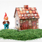 Meyer Imports Dark Green Wood Scenery Flakes 311-0741 gnome