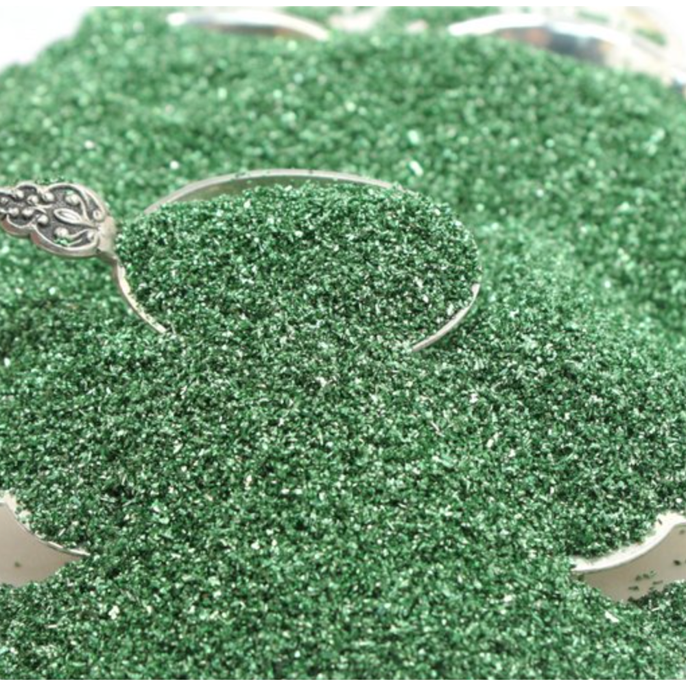 Meyer Imports Forest Green German Glass Glitter 311-Forest-G sample
