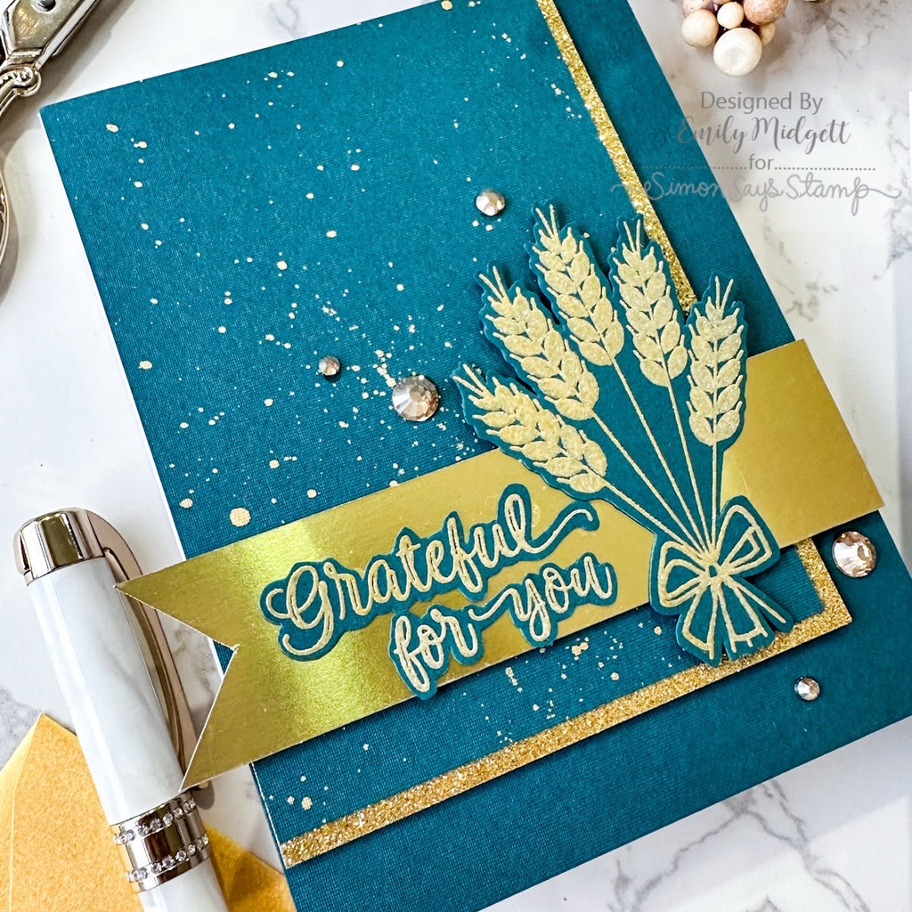 Simon Says Stamp Counting Blessings Wafer Dies 1503sdc Gratitude Card | color-code:ALT01