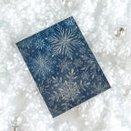 Honey Bee Snowflakes 3D Embossing Folder hbef-011 Minimalist Snowflake Card