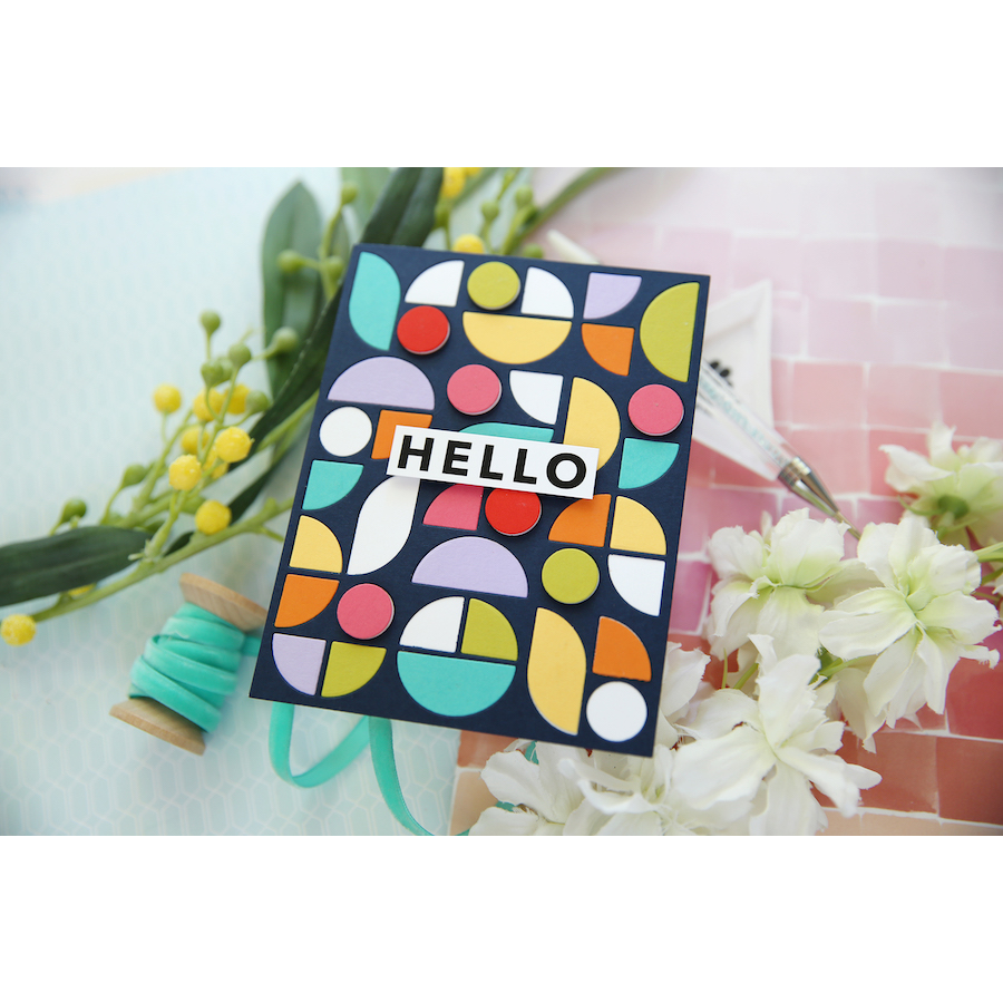 Simon Says Stamp Mid Century Ethereal Plate Wafer Dies s839 Out Of This World Hello Card | color-code:ALT05