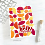 Simon Says Stamp Mid Century Ethereal Plate Wafer Dies s839 Out Of This World Hello Card | color-code:ALT01