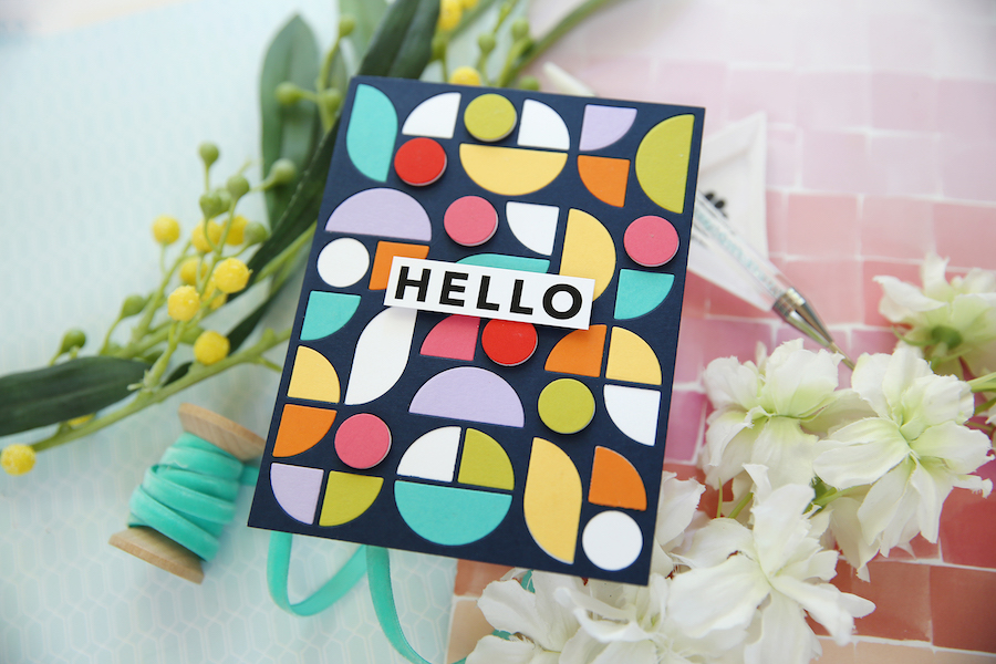 Simon Says Stamp Mid Century Ethereal Plate Wafer Dies s839 Out Of This World Hello Card | color-code:ALT05