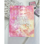 Simon Says Stamp Embossing Folder Mid Century Assemblage sf555 Beautiful Moments Birthday Card