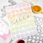 Simon Says Stamp Mid Century Elemental Plate Wafer Die s1058 Hello Card | color-code:ALT08