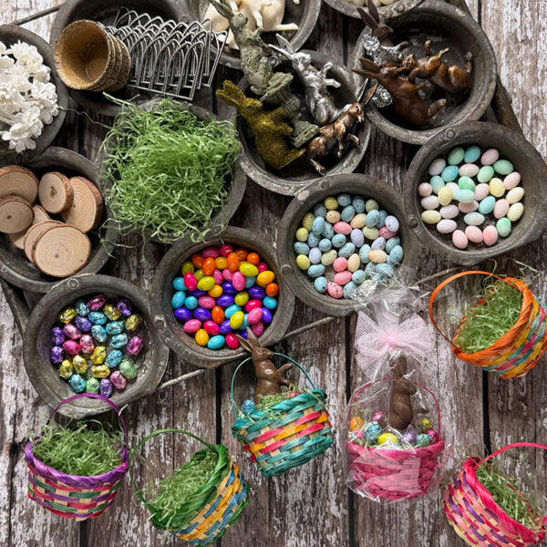 Mini Basket Natural Bamboo 5321195 Easter and Spring Ideas | color-code:ALT01