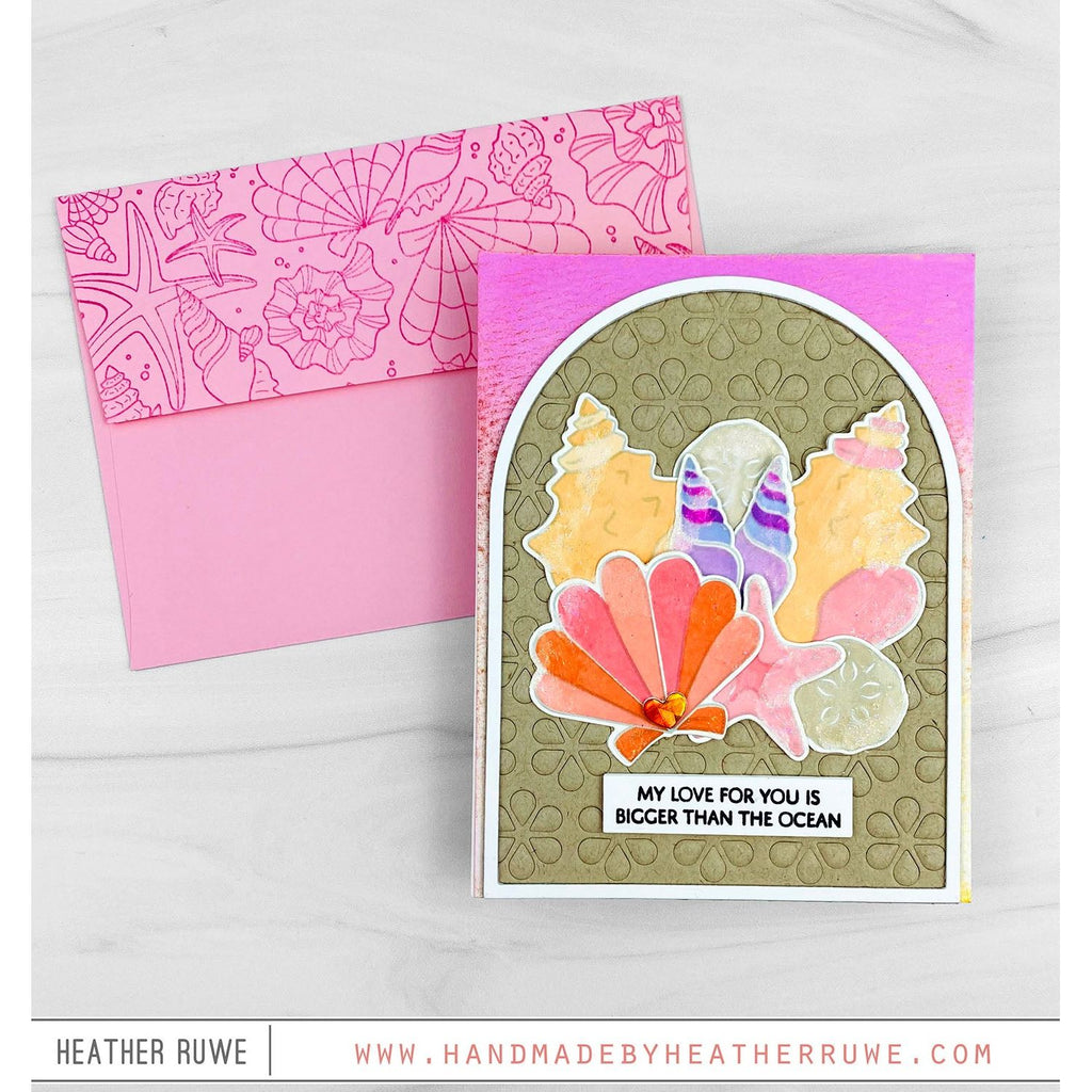 Simon Says Stamp Mini Fab Floral Plate Wafer Die s934 Sunny Vibes Love Card | color-code:ALT02