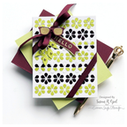 Simon Says Stamp Mini Fab Floral Plate Wafer Die s934 Sunny Vibes Hello Card