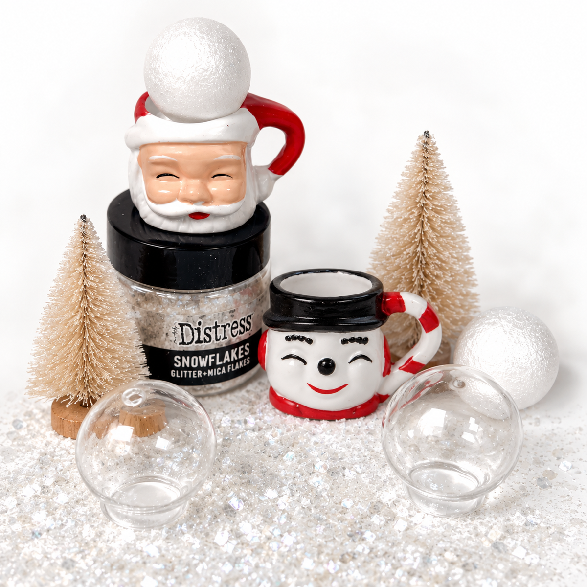 Mini Snow Globe Kit with Snowman Mug