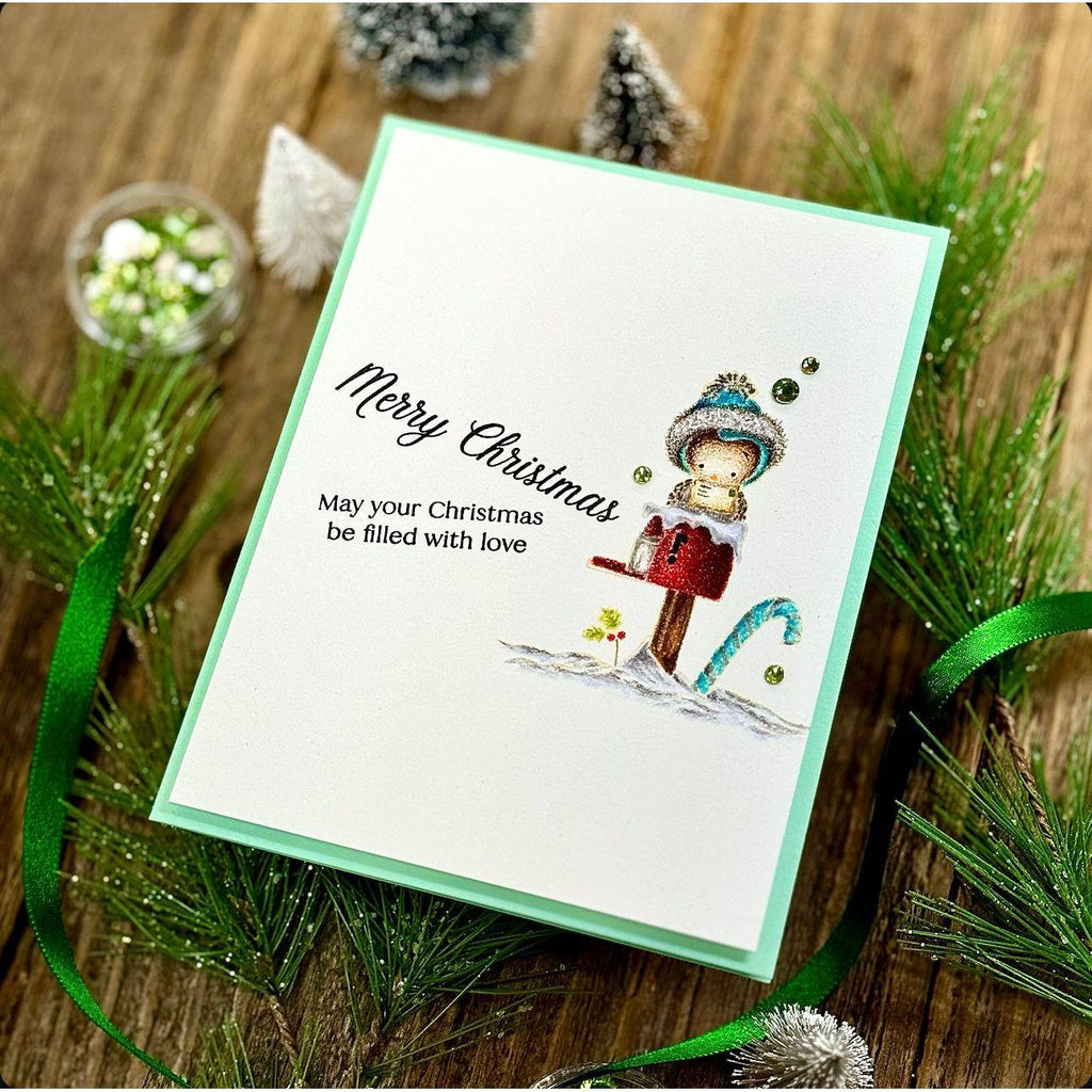 Simon Says Stamp Mint A2 Side-Fold Scored Cards 100# 10 Pack mta2side Festive Fun Christmas Card