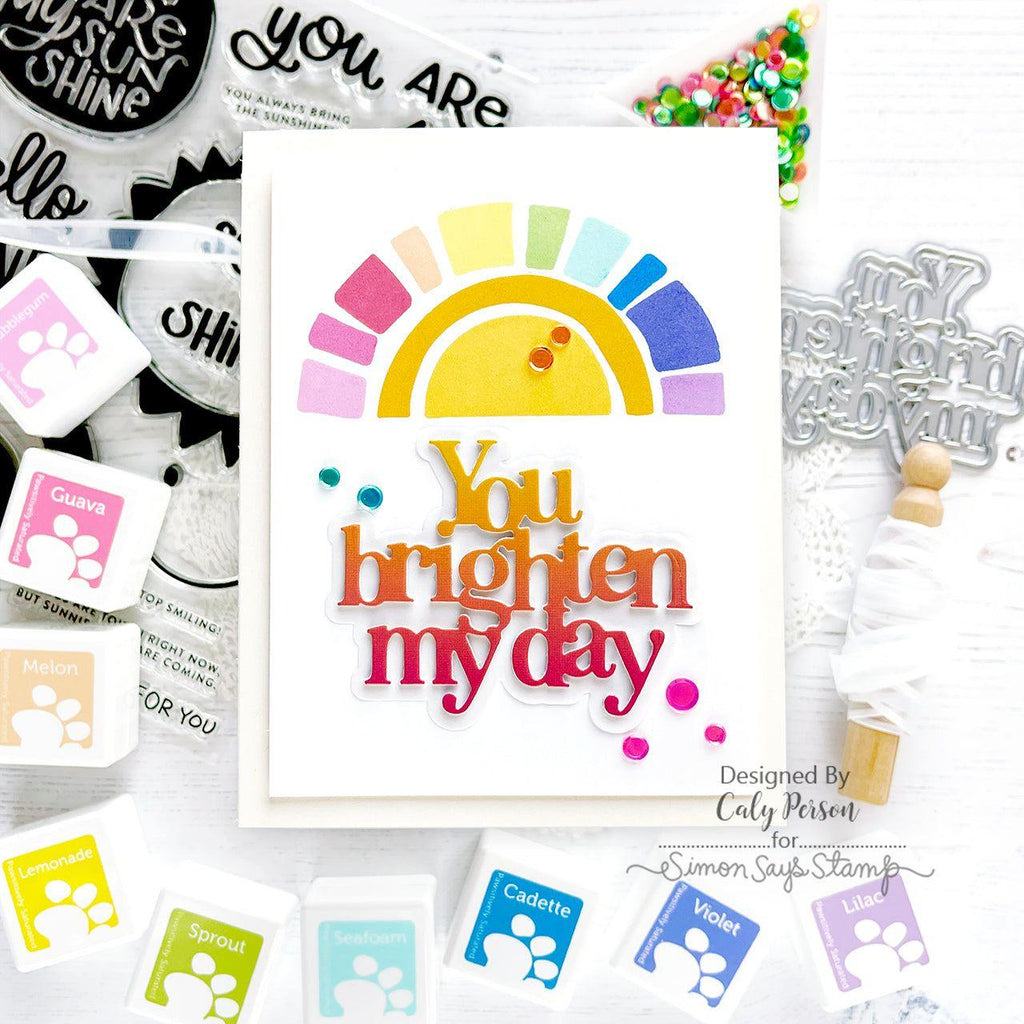 Simon Says Stamp Mermaid Tail Embellishment Mix 0624mt Sunny Vibes Sunny Card | color-code:ALT04