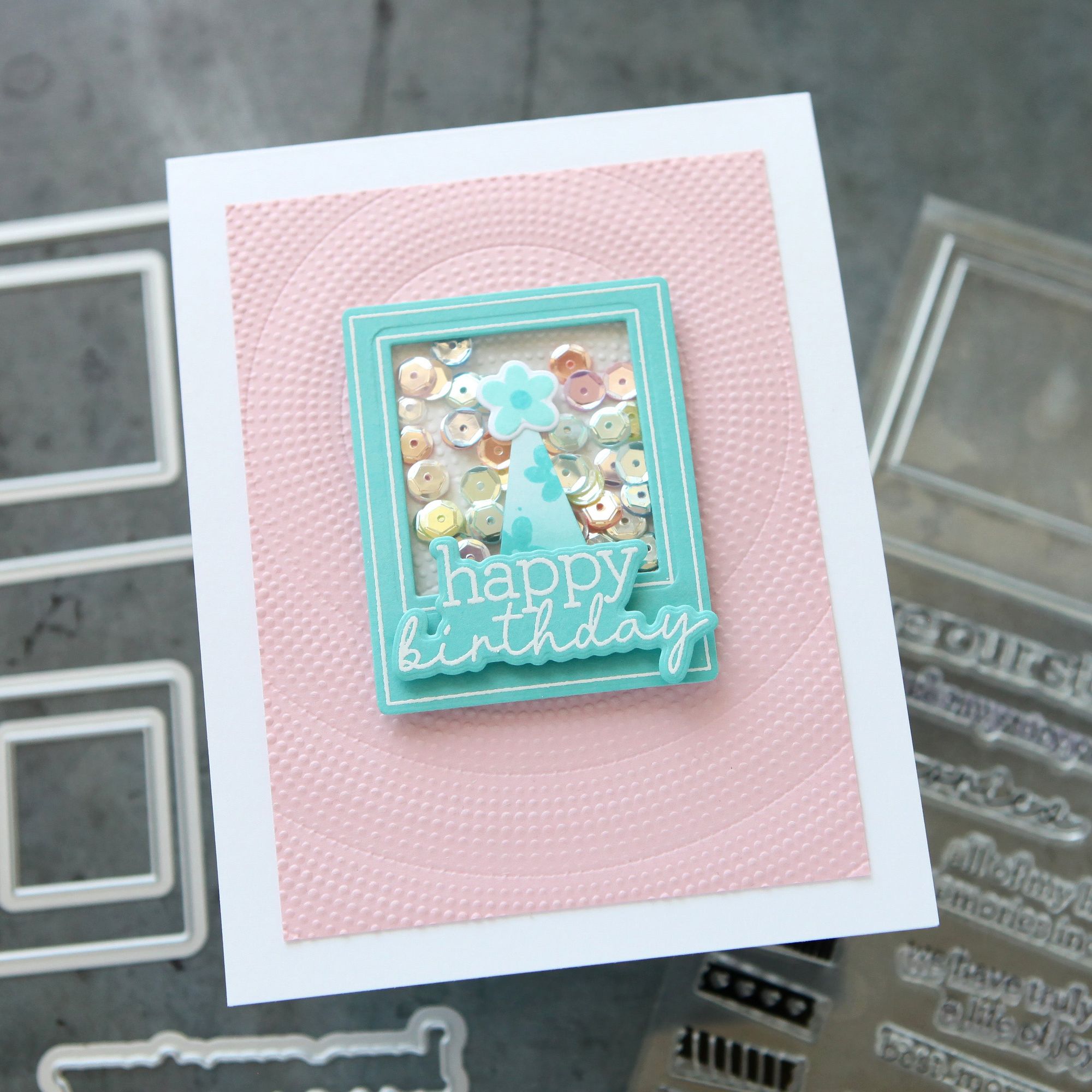Simon Says Stamp Embellishment Mix Joyful Moments 0625jm Birthday Card | color-code:ALT08