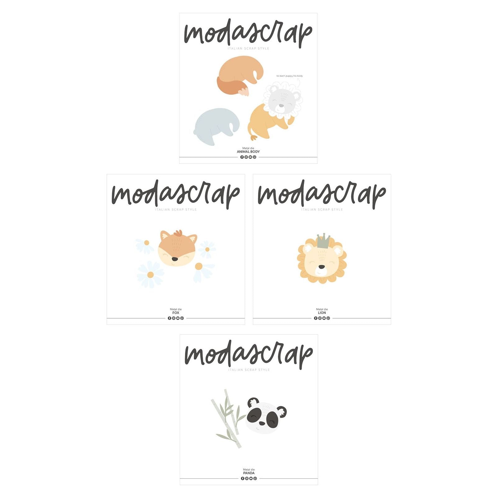 ModaScrap Animal Dies Bundle