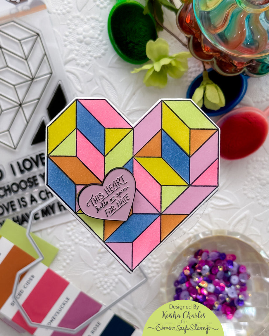 Customizable Stamp - Quilted with Love