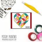 Simon Says Clear Stamps Modern Heart Quilt sss302701c Dear Friend XOXO Card | color-code:ALT03
