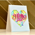 Simon Says Stamp Stencils Modern Heart Quilt ssst221685c Dear Friend