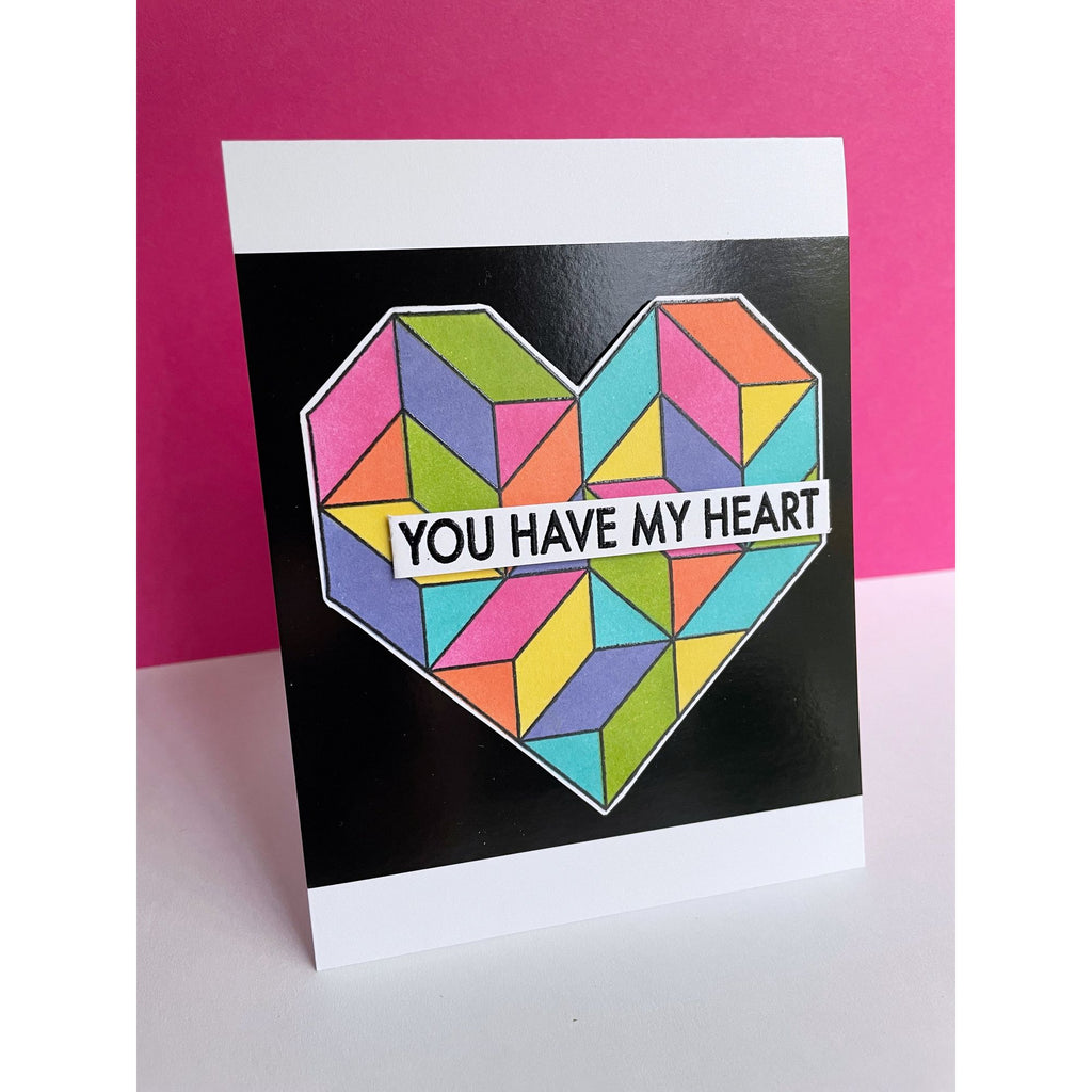 Simon Says Stamp Stencils Modern Heart Quilt ssst221685c Dear Friend Love You Card | color-code:ALT03