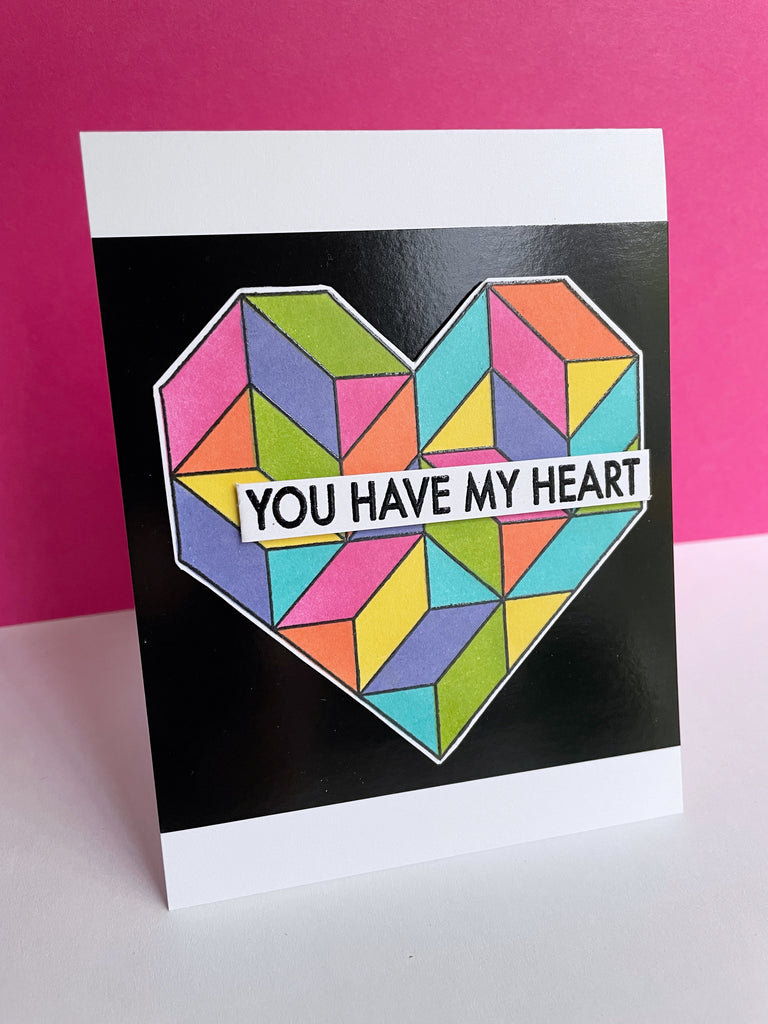 Simon Says Stamp Stencils Modern Heart Quilt ssst221685c Dear Friend Love You Card | color-code:ALT03