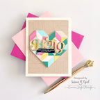 Simon Says Stamp Stencils Modern Heart Quilt ssst221685c Dear Friend
