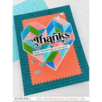 Simon Says Stamp Modern Postage Stamp Rectangles Wafer Dies sssd112795c Dear Friend Thanks Card | color-code:ALT02