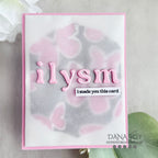 Simon Says Stamp Modern Teardrops Wafer Dies 1367sd Happy Camper ILYSM Card | color-code:ALT04