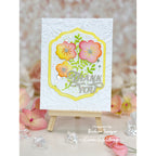 Simon Says Stamp Modern Teardrops Wafer Dies 1367sd Happy Camper Thank You Card