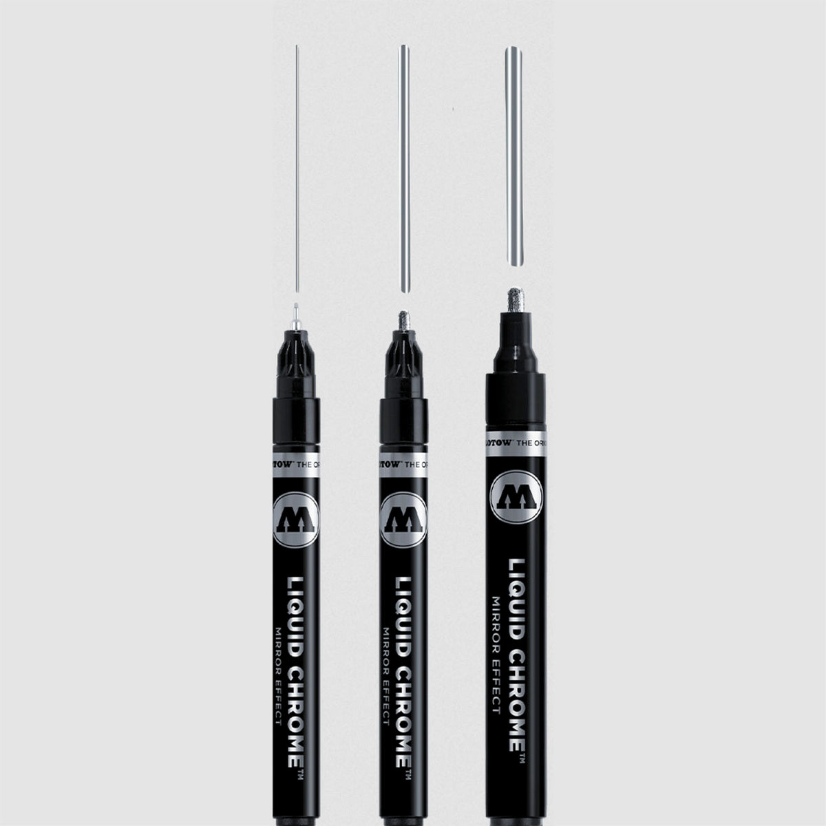 Molotow Liquid Chrome Marker 4mm mw703103 line widths