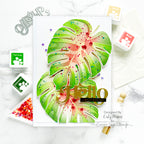 Simon Says Stamp Stencils Monstera 1050mt Cheering for You Hello Card | color-code:ALT01