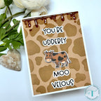 Trinity Stamps Cow Print 6x6 Stencil tss-083 moo