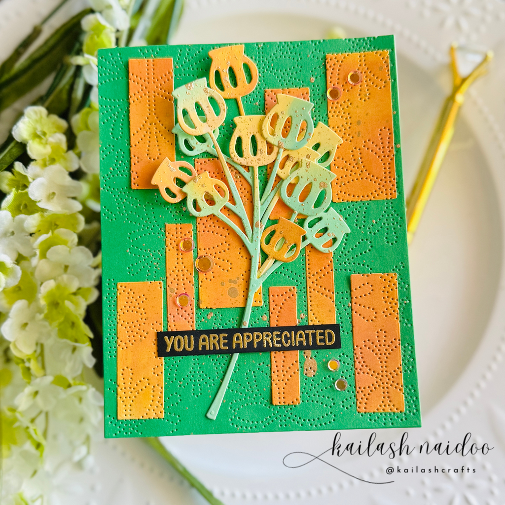 Simon Says Stamp More A2 Rectangles Wafer Dies 8007sd Moments in Time You Are Appreciated Card