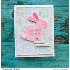 Simon Says Stamp Stencils Mosaic Tulips 1018st Splendor Easter Card