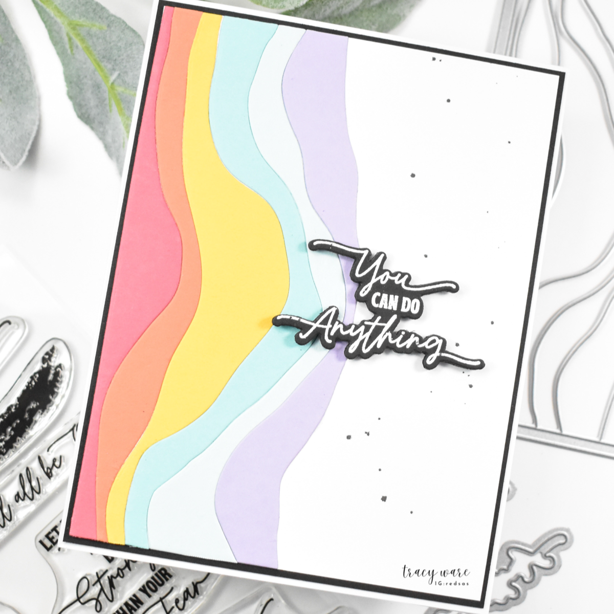 Simon Says Stamp Mountain Horizon Wafer Die 1494md DieCember Encouragement Card | color-code:ALT04